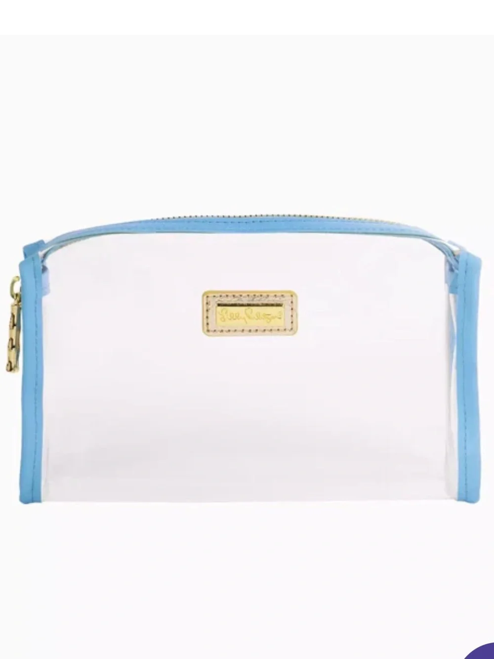 Brand New Lilly Pulitzer Pencil/Cosmetic Case in Frenchie Blue